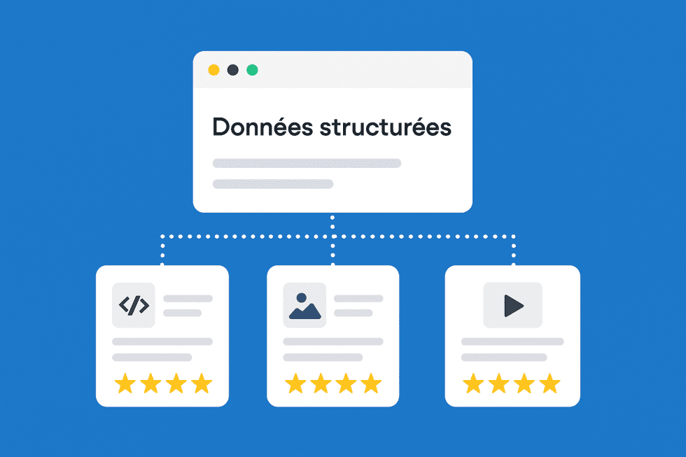 Schéma illustrant l'importance de la balise H1 pour le référencement Google