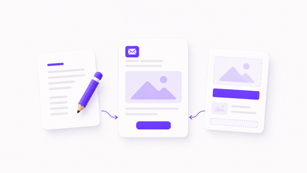 Rédaction et design d'un email : les deux réflexes qui font (vraiment) la différence 1 Redaction design email Visuel